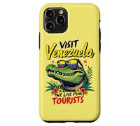 Visitez Venezuela We Live from Tourists Crocodile Funny Joke Coque pour iPhone 11 Pro