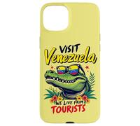 Visitez Venezuela We Live from Tourists Crocodile Funny Joke Coque pour iPhone 15 Plus