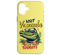 Visitez Venezuela We Live from Tourists Crocodile Funny Joke Coque pour iPhone 16 Plus