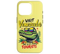 Visitez Venezuela We Live from Tourists Crocodile Funny Joke Coque pour iPhone 16 Pro