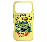 Visitez Venezuela We Live from Tourists Crocodile Funny Joke Coque pour iPhone 17 Pro