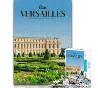 Visitez Versailles Puzzles 1000 pièces pour Adultes, Cadeaux, Jeux d'activités familiales stimulants, Jouet de Bricolage pour décoration Murale de la Maison, Cadeaux 75x50cm