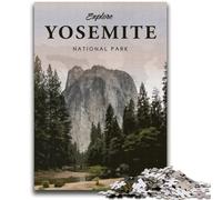 Visitez Yosemite, Puzzle 1000 pièces pour Adolescents et Adultes, Jeu Stimulant et interactif en Famille, 2000 pièces (70x100cm)