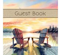 Visitor Guest Book: For Beach Rentals, Vacation Homes and Coastal Getaways | Sunset Cover