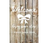 Visitor Guest book: Guest book for Airbnb, vacation rentals, hotels, BnBs, Beach houses