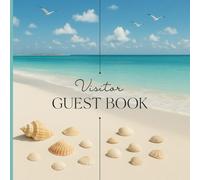 Visitor Guest Book:: Ocean Theme Visitors Journal for Coastal Homes, Elegant Oceanfront Visitor Log for Recording Memories, Names & Stays