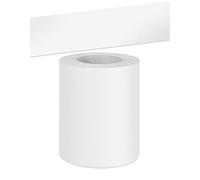 VisitRy Bordure de Papier Peint Blanc Givré - Autocollant Mural Amovible en PVC Imperméable - Frise Murale & Plinthe - 5cm x 500cm