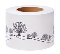 VisitRyl Bordure de Papier Peint Arbres du Désert - Décoration Murale Amovible - Frise Murale Autocollant Imperméable en PVC - Plinthe 10 cm x 1000 cm