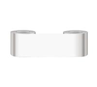 VisitRyl Bordure de papier peint blanc givré Décoration murale amovible Frise Murale Autocollant Papier Peint Autocollant imperméable en PVC Plinthe Autocollant 5cm X 500cm