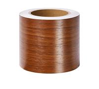 VisitRyl Bordure De Papier Peint Frise Murale Adhesive Bordure Papier Peint Frise Autocollante Pour Cuisine, Salle De Bains, Plafond, Salon, Chambre DéCoration Murale Teck Brun 12cm X 500cm