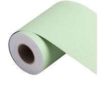 VisitRyl Bordure De Papier Peint Frise Murale Adhesive Bordure Papier Peint Frise Autocollante Pour Cuisine, Salle De Bains, Plafond, Salon, Chambre DéCoration Murale Vert Clair 10cm X 500cm