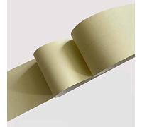 VisitRyl Bordure de papier peint Jaune Clair Décoration murale amovible Frise Murale Autocollant Papier Peint Autocollant imperméable en PVC Plinthe Autocollant 20cm x 500cm
