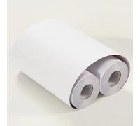 VisitRyl Frise Murale Autocollante Givré blanc 15cm X 1000cm Adhésive Réutilisable pour Décoration Intérieure Facile à Poser