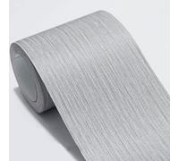 VisitRyl Frises Autocollantes DéCoratives Bordure De Papier Peint Frise Murale Adhesive Pour Cuisine, Salle De Bains,Chambre DéCoration Murale Ligne Gris Foncé 10cm X 500cm