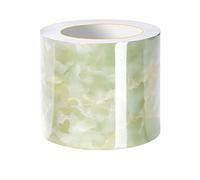 VisitRyl Frises Autocollantes DéCoratives Bordure De Papier Peint Frise Murale Adhesive Pour Cuisine, Salle De Bains,Chambre DéCoration Murale Jade Vert 10cm X 500cm