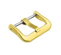VISIYUBL Boucle de montre en acier for DW5600/6900 for GW-M5610 for GA110/700 for GW8900/9400 for GG1000 boutons de bracelet de montre accessoires fermoir en métal boucles de sangle(A-Gold-21mm)