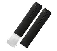 VISIYUBL Silicone Watchband 20mm 21mm Sports Touch T013 T047 Bracelet en caoutchouc bande de montre T-Sport imperméable T013420A T047420A T33 Apte for Tissot(Black silver 21mm)