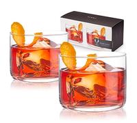 Viski 9839TBV Crystal Negroni Verres à verres Transparent 8 oz