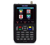 VISLONE Détecteur de Satellite numérique, Compteur de Satellite, détecteur de Satellite LCD, Compteur de Signal Satellite numérique, détecteur de Satellite avec écran numérique LCD de 3,5 Pouces