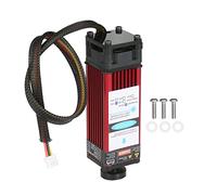 Vislone Module Laser 5,5W 450nm Tête de Laser de Gravure Longueur Focale Ajustable Haute Précision pour Machine de Gravure Laser, Routeur CNC, Machine de Découpe en Plastique, Cuir, Bois, Acrylique