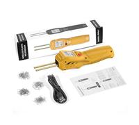 VISLONE Poste à souder plastique sans fil,kit de réparation plastique avec écran LCD et 200 clous de soudage,chauffage rapide,éclairage LED,pour pare-chocs,tableaux de bord et meubles en plastique