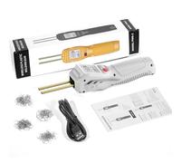 VISLONE Poste à souder plastique sans fil,kit de réparation plastique avec écran LCD et 200 clous de soudage,chauffage rapide,éclairage LED,pour pare-chocs,tableaux de bord et meubles en plastique