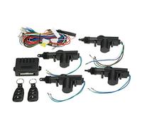 VISLONE Serrure Universelle de Porte de Voiture, Système D'entrée sans clé, Kit Verrouillage Commande Centrale à Distance avec Bouton Déverrouillage du Coffre, pour les Types