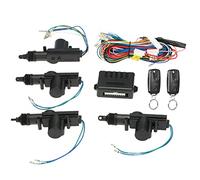 VISLONE Verrouillage de la Porte de Voiture Universelle, Système d'entrée sans Clé, Kit de Verrouillage de Contrôle Central à Distance avec Bouton de Déverrouillage du Coffre