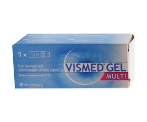 Vismed Gel Multi Lubrifiant Gouttes Oculaires 0,3% Flacon 10ml