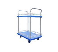VISO Chariot de Transport Acier 2 Plateaux Polypropylène 485x720x950 - SERVANTE300