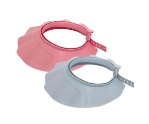 Viso De Bain - 2 Pièces De Sangle De Tête Réglable, Bouclier Souple Imperméable | Visière De Douche Pour, Protection Des Cheveux Et Du Visage, Accessoire De Bain Et De Natation Pour Tout-petit