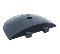 Viso Embout pour ralentisseur monobloc Easy Speed END55N 5,5 cm demi‑cercle Noir