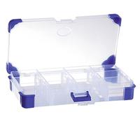 Viso JAP1710 Boite polypropylène Coins caoutchouc anti choc 2 Séparateurs fixes + 9 Amovibles 12 Cases maxi