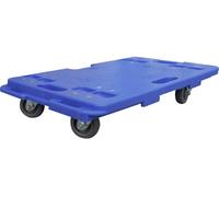 VISO RP 601 Chariot de transport plastique Charge max: 150 kg 600 mm x 400 mm x 125 mm Nombre de roulettes pivotantes 2