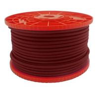 Viso SL102NB/25 Bobine sandow latex multibrins gainé polyéthylène tressé Rouge