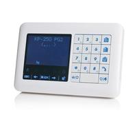 Visonic Clavier déporté LCD avec Lecteur de Badge et Sirène - Powermaster KP250PG2 Blanc