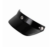 Visor de Casque, Casqueur Visor Visor Visor Casqueur Soleil avec 3/4 Anti Sun pour Le Casque Rétro Casque Sun Shade Protector (Black)