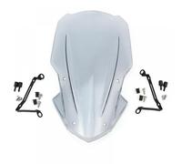 Visor de déflecteur d'air de pare-brise avec support Compatible avec Z900 Motorcycle 2017 2018 Modèles compatibles avec Z 900 Sport Touring Bike(Light Smoke)