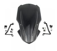 Visor de déflecteur d'air de pare-brise avec support Compatible avec Z900 Motorcycle 2017 2018 Modèles compatibles avec Z 900 Sport Touring Bike(Smoke)