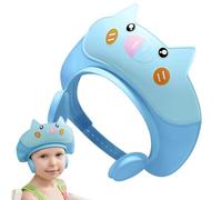 Visor De Douche Imperméable - Bouclier Pour Tout-petit, Couverture Bébé | Capulet Facile Avec Conception Réglable, Bandeau En Silicone Avec Bloqueur De Mousse Pendant Les Lavage De La Routine,