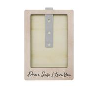 Visor De Voiture Clip Photo - Clif De Visière De Cadre D'image De Voiture En Bois | Gift De Titulaire De Photo Intérieur Compact Pour Papa, Mari, Parents, Petit Ami, Amis | Accessoire De Décoration De