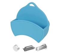 Visor Organizer - Secure Belt Clip, 2 Inches Sturdy Belt Pouch for Easy Access, Silicone Vent Backpack Clip, Car Storage Accessory with Strong Hold Magnets, Sun Visor Holder for Card Organizing