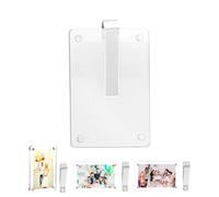 Visor Photo Clip, Magnetic Car Picture Display, 9.cm/3.54in-6cm/2.36in with Organizer Holder Lightweight Secure Clamp Design Unit, Easy Install Gear, Versatile Memory Display Tool, for Vehicle Use