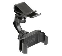 Lampa Support téléphone pour voiture LAMPA 72535 – fixation visière, bras réglable, 60–100 mm