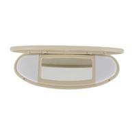 Visor Sun Vanity Mirror Cover Clear Vision Facile Installation Ajustement pour R55 R56 R57 R58 R59 R60 R61 2007 à 2014 Fabriqué en Verre ABS (Beige)