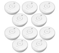 VisorTech : 10 détecteurs de fumée sans fil interconnectables RWM-470 G