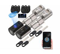 VisorTech 2 cylindres de porte électroniques biométriques connectés TSZ-535