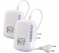 VisorTech 2 détecteurs de gaz domestiques avec alarme 85 dB