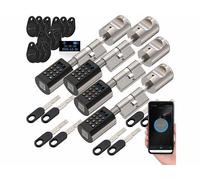 VisorTech 4 cylindres de porte électroniques connectés TSZ-530 avec écran