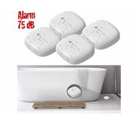 VisorTech 4 mini détecteurs d'eau sans fil 75 dB